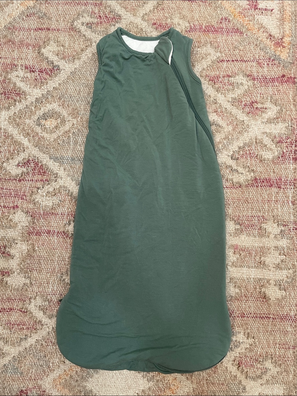 Kyte BABY Dark Green Sleeveless Sleep Sack 1.0 TOG size S or 0-6 months